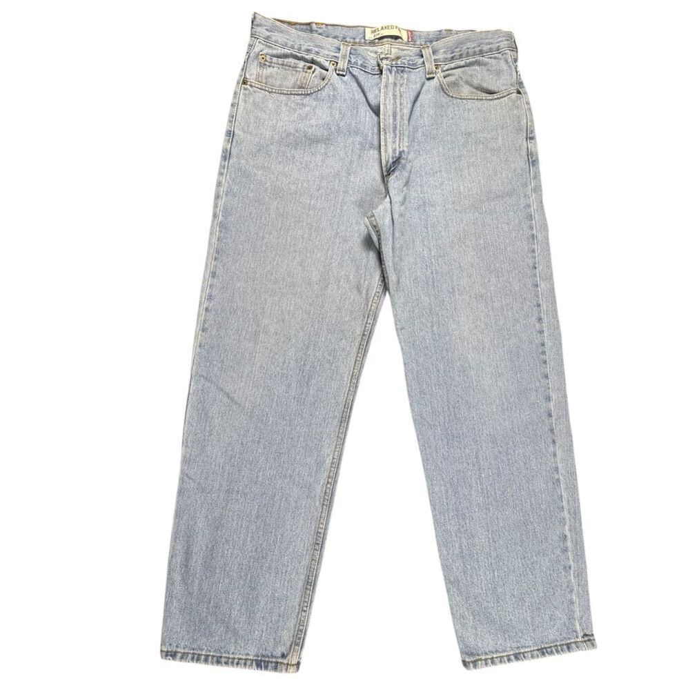 Vintage Levi's 550 Men's 38x30 Relaxed Fit Jeans Lightwash Y2K Baggy Cowboy